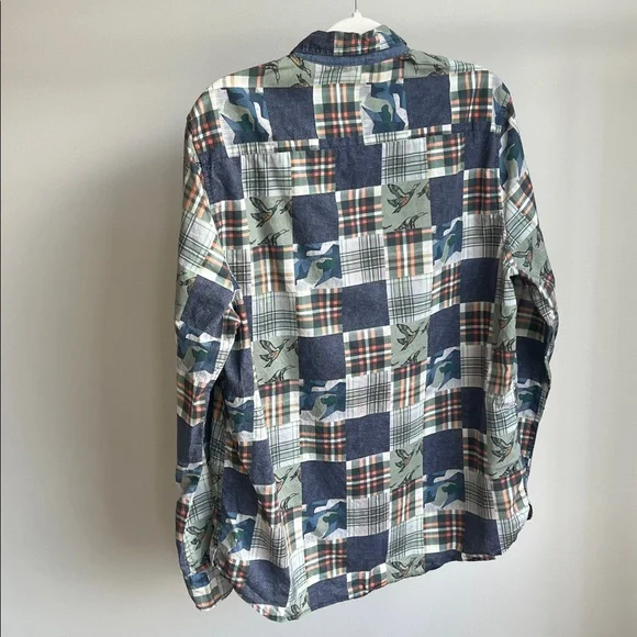 Michael Bastian Mixed Print Cotton Shirt - Picture 6 of 8